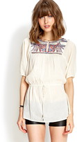 Thumbnail for your product : Forever 21 Well-Traveled Tunic