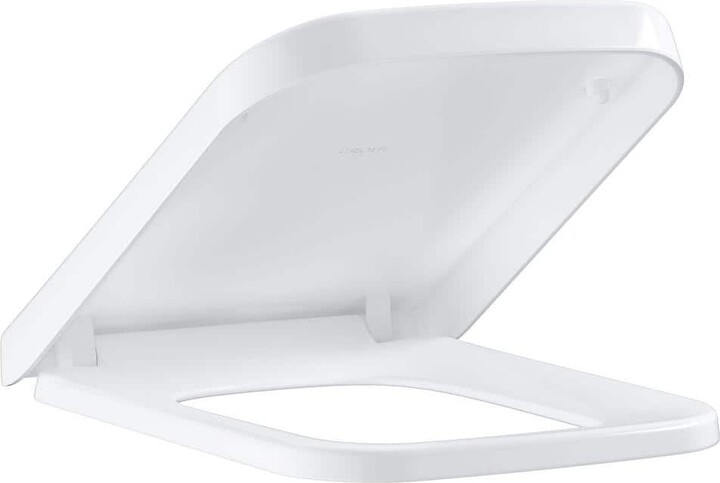Eurocube Elongated Toilet Seat in Alpine White