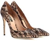 Thumbnail for your product : Dolce & Gabbana Kate Lace-coated Pumps