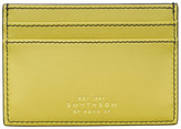 Thumbnail for your product : Smythson Yellow Smooth Card Holder