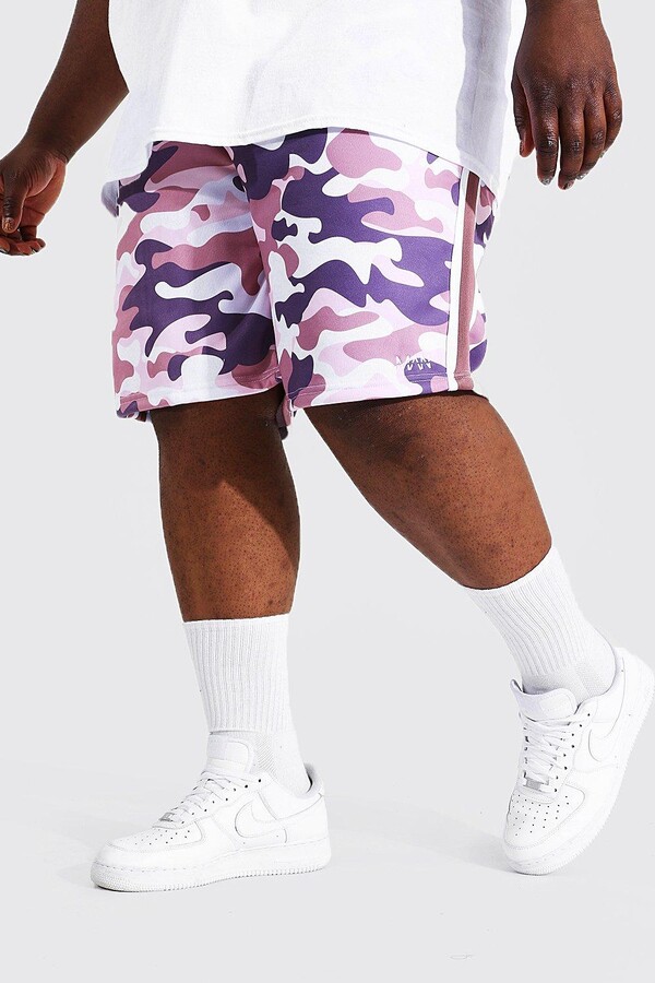 plus size pink shorts