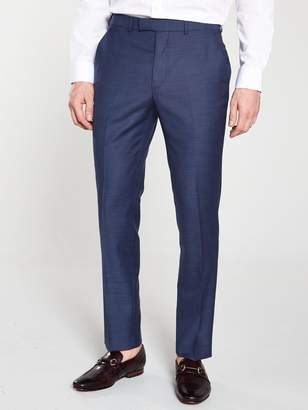 Ted Baker Sterling Birdseye Suit Trousers - Blue