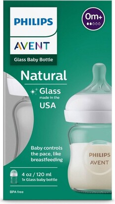 Philips Avent Natural Baby Bottle with Natural Response Nipple & Teal Baby  Gift Set