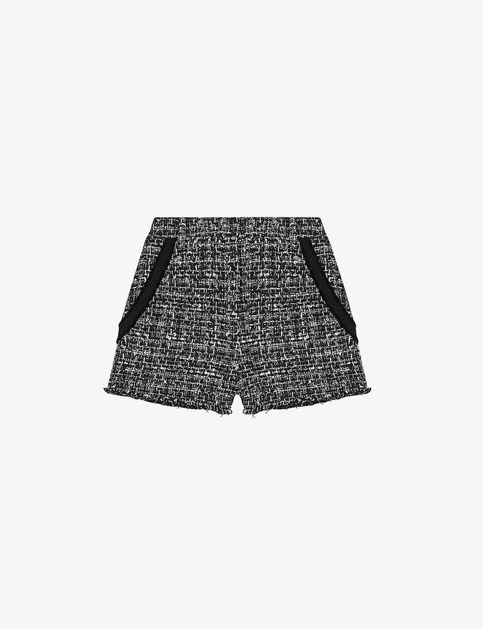 Maje Iaco highwaisted tweed shorts ShopStyle