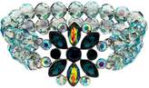 Thumbnail for your product : Monet Peacock Crystal Bead Stretch Bracelet