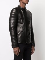Thumbnail for your product : Philipp Plein Leather Biker Jacket