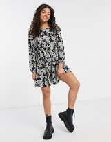 Thumbnail for your product : JDY swing mini dress in black