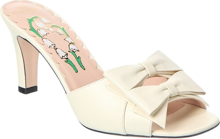 Valentino Bowow 75 Leather Sandal