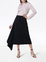 Thumbnail for your product : Y/Project Contrast-Fabric Batwing-Detail Shirtdress