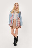 Thumbnail for your product : Nasty Gal Womens Petite Faux Leather Pleated Mini Skirt