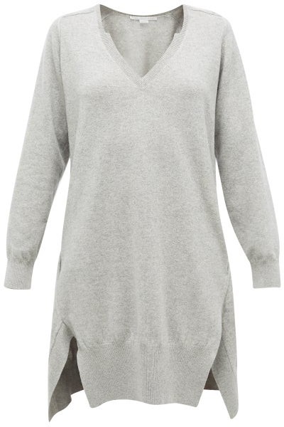 light grey sweater dress