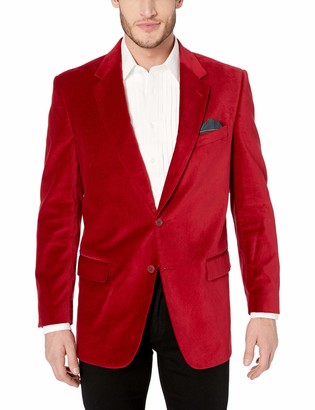 Mens Red Velvet Blazer | Shop the world’s largest collection of fashion ...