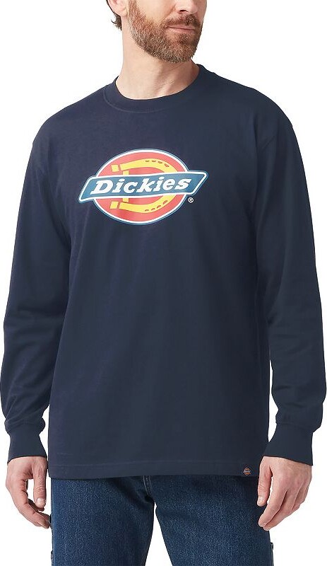 Men's Dickies Long Sleeve Tri-Color Logo Graphic Tee
