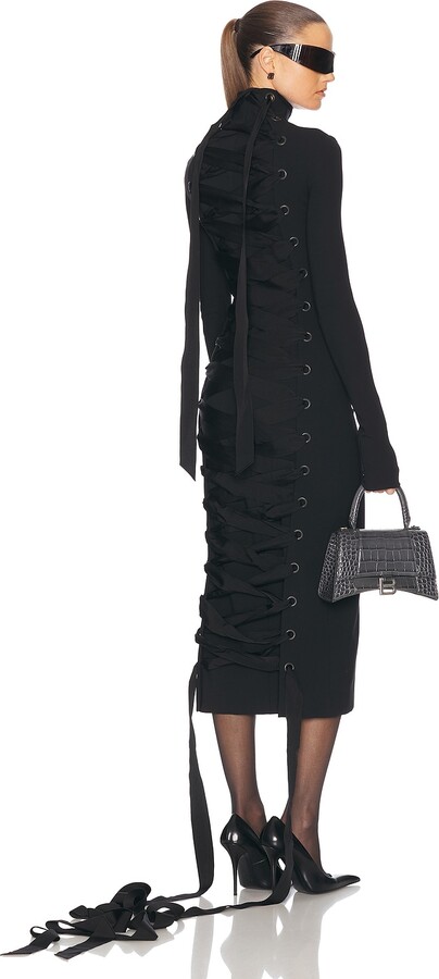 Balenciaga Backless Dress in Black