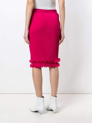 Givenchy frill frimmed skirt