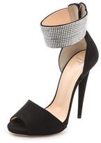 Thumbnail for your product : Giuseppe Zanotti Alien Embellished Strap Heels