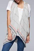 Thumbnail for your product : Love Stitch Lovestitch Gauzy Striped Scarf