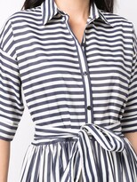Thumbnail for your product : Kate Spade Julia striped midi shirt dress