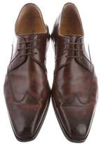 Thumbnail for your product : Magnanni Leather Wingtip Derby Shoes