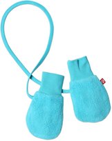 Thumbnail for your product : Zutano Cozie Fleece Mittens W/String - Pagoda- One Size