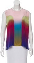 Thumbnail for your product : Jonathan Saunders Silk Ombré Blouse w/ Tags