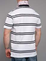 Thumbnail for your product : House of Fraser Men's Raging Bull Big & Tall Double Stripe Crest Rugby Shirt