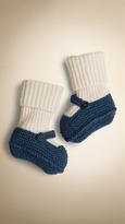 Thumbnail for your product : Burberry Knitted Cashmere Booties