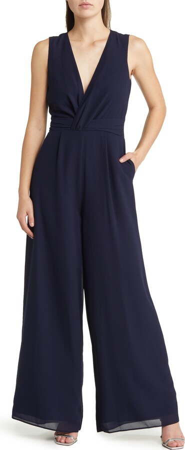 Twist Front Chiffon Gown