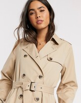 Thumbnail for your product : Vila trench coat in beige