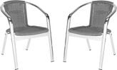 Thumbnail for your product : Safavieh 2-pc. Wrangell Stackable Chair Set - Indoor & Outdoor