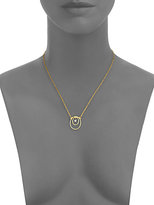 Thumbnail for your product : Gurhan Hoopla Diamond & 24K Yellow Gold Pendant Necklace