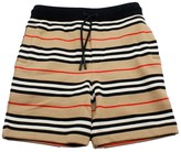 Thumbnail for your product : Burberry Fleece Shorts Trousers With Drawstring With Striped Pattern Check