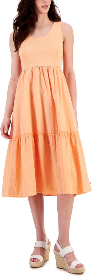 Tommy Hilfiger Women's Orange Dresses | ShopStyle