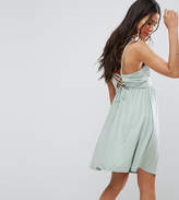 Thumbnail for your product : ASOS Maternity Lace Up Back 90s Skater Dress