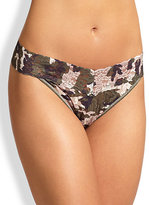 Thumbnail for your product : Hanky Panky Hunter Lace Camouflage Thong