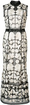 Marchesa Notte embroidered dress