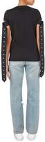 Thumbnail for your product : Marques Almeida Belt Sleeve Black T-Shirt