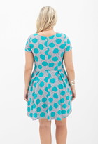 Thumbnail for your product : Forever 21 FOREVER 21+ Plus Size Spotted Fit & Flare Dress