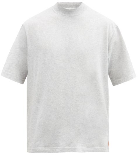 mens high collar t shirt