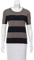 Thumbnail for your product : Akris Punto Wool Short Sleeve Top