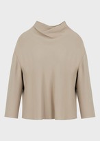 Thumbnail for your product : Giorgio Armani Mixed-Silk Cady Blouse