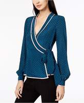 Thumbnail for your product : Nanette Lepore Silk Printed Wrap Blouse, Created for Macy's