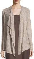 Thumbnail for your product : Eileen Fisher Lightweight Linen Melange Cardigan, Natural