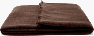 AERIN Noe Wool And Cashmere Blanket - Brown