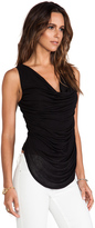 Thumbnail for your product : Heather Draped Cowl Top