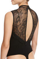 Thumbnail for your product : Haute Hippie Need Your Love Keyhole Lace Bodysuit