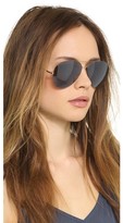 Thumbnail for your product : Victoria Beckham Feather Aviator Sunglasses