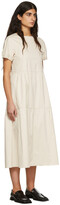 Thumbnail for your product : S Max Mara Off-White Calipso Midi Dress