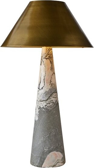 Arteriors Chanel Table Lamp in Grey