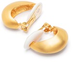 Thumbnail for your product : Kenneth Jay Lane Chunky Curved Earrings